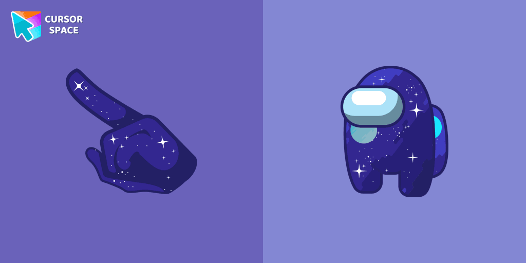 Among Us Space Character cursor